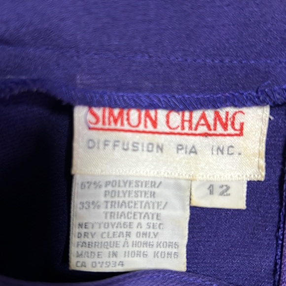 Vintage 80s silky dress - Picture 2 of 3